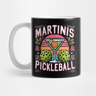 Martinis & Pickleball Design #2 Mug